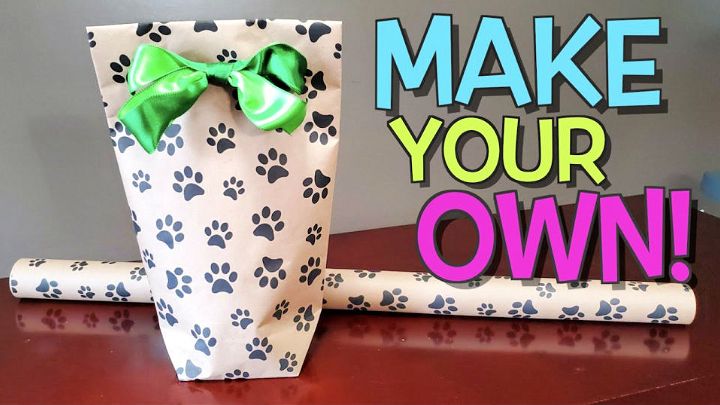 Make Your Own Gift Bag From Wrapping Paper