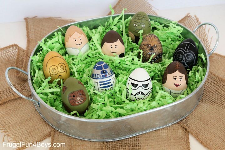 Aesthetic Star Wars Painted Eggs