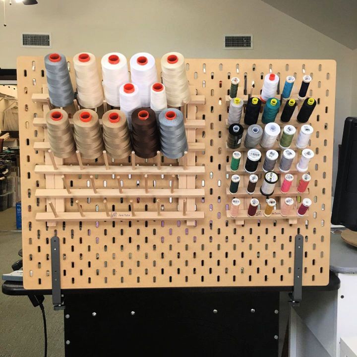 Back Side Of Pegboard To Hang Thread Stands