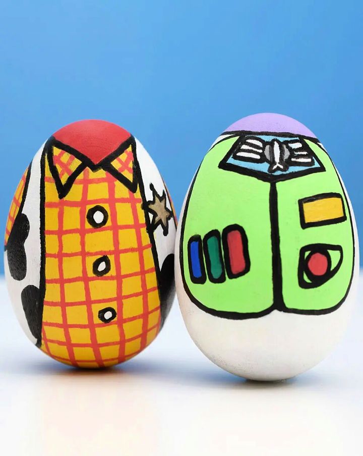 Beautiful DIY Toy Story Eggs Painting