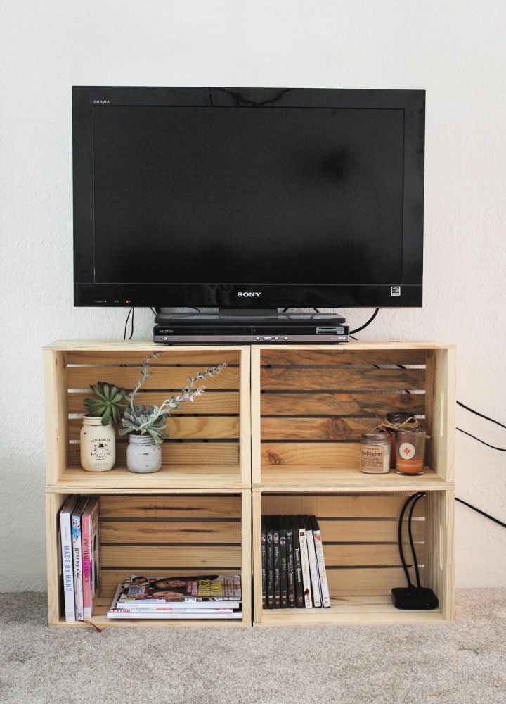 Build a Crate TV Stand