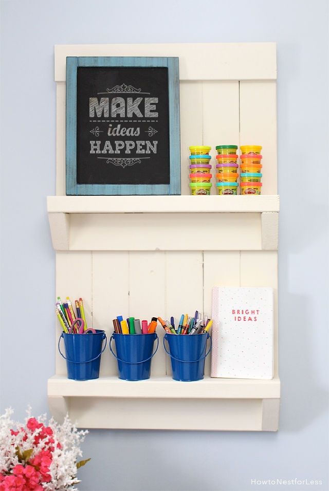 How to Build a Wall Organizer Shelf