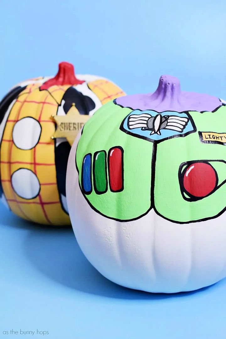 Buzz and Woody Toy Story Pumpkins