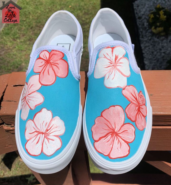 Cute hot sale painted shoes