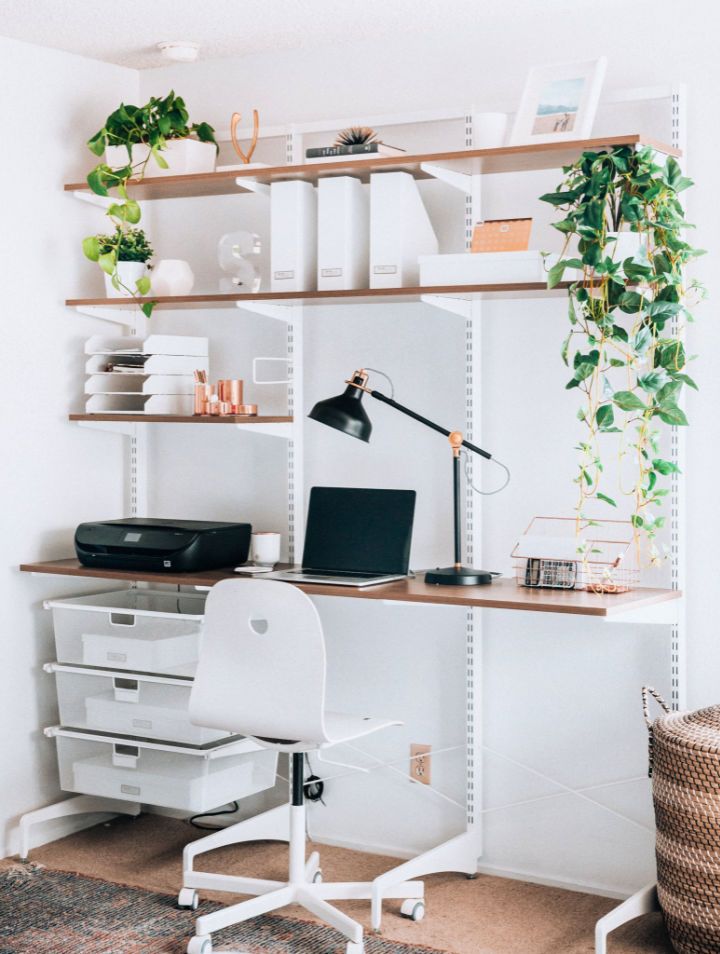 7 Home Office Ideas for Women on a Budget (and Feminine Home