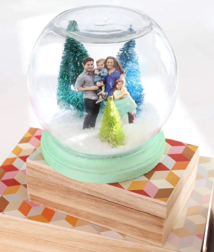 Coolest Family Portrait Snow Globe