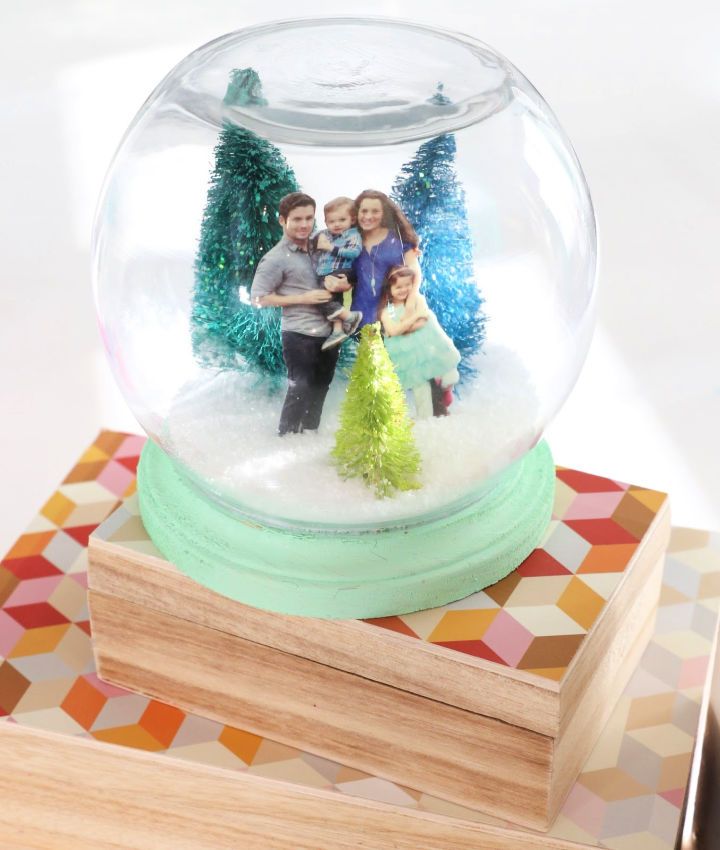 diy snow globe  STEPHANIE'S SLICE OF LIFE