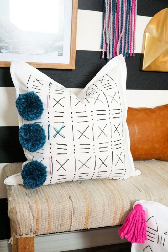 Create A Mudcloth Pillow