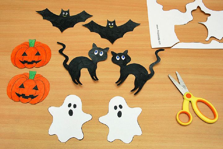 Cut Out Printable Halloween Characters
