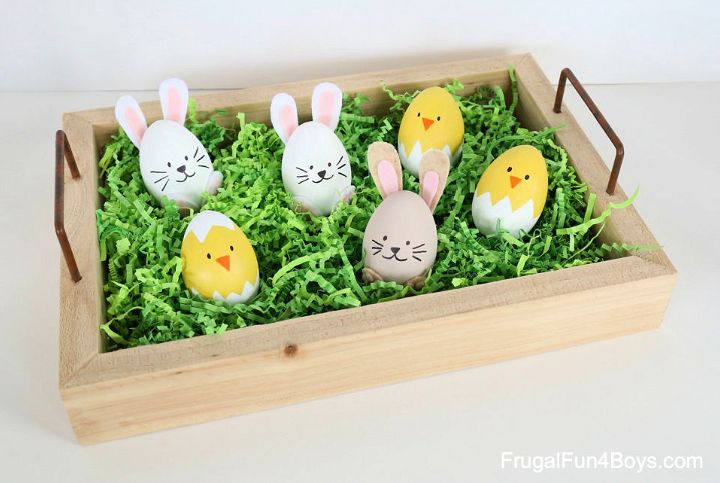 Cutest Bunny and Chick Painted Eggs
