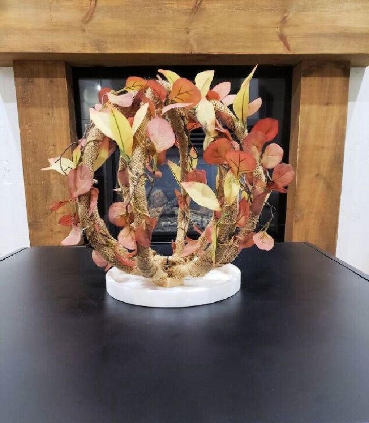 DIY 3D Fall Wreath