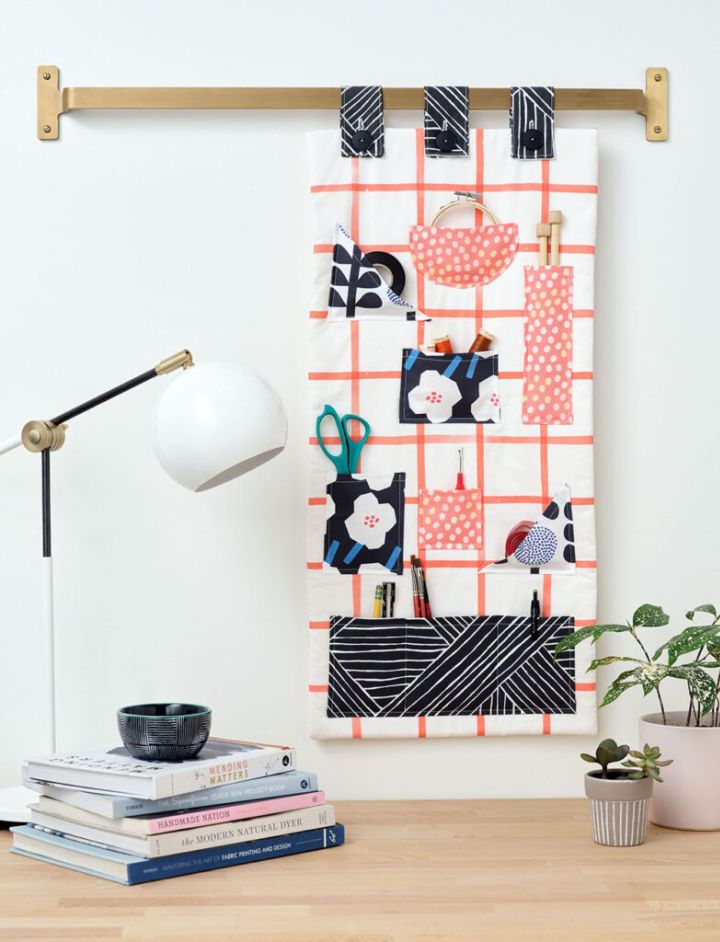 DIY Flat Wall Hanging Office Organizer – Crafty Lumberjacks