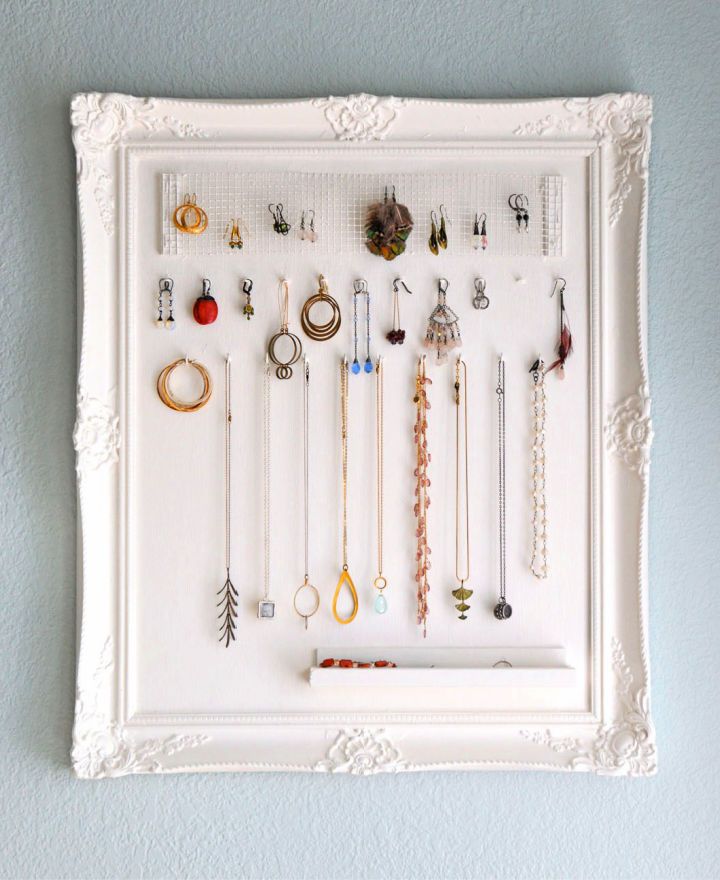 DIY Jewelry Display Organizer