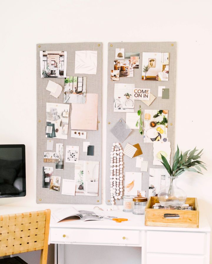 DIY Pin Board Bulletin Office Update