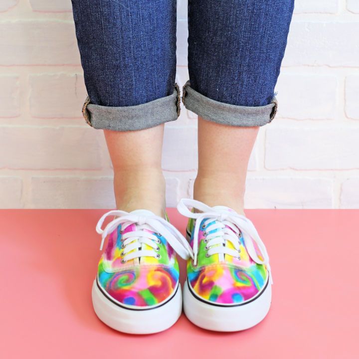 DIY Sharpie Tie Dye Sneakers