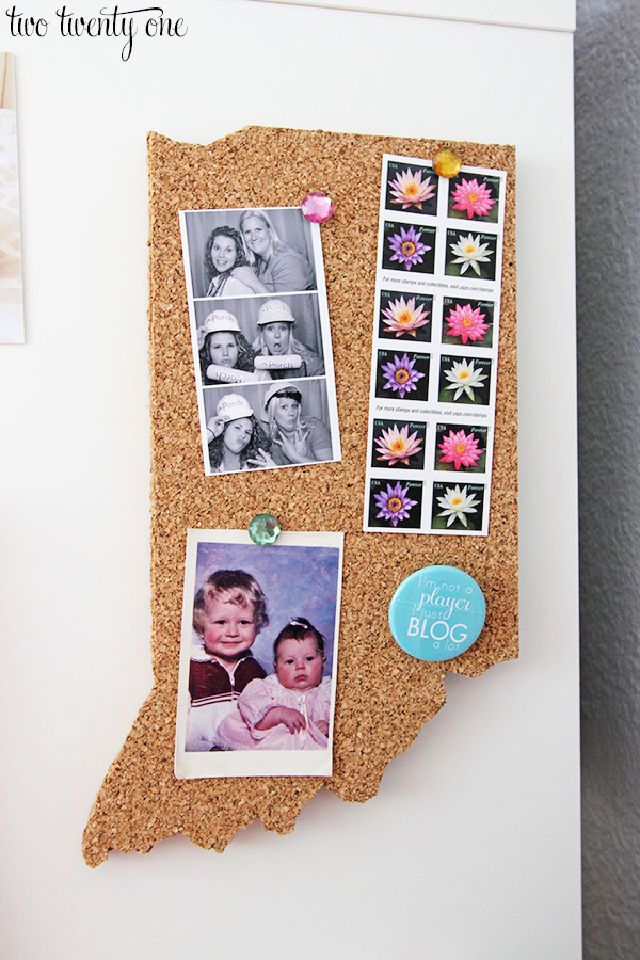 DIY State Cork Board