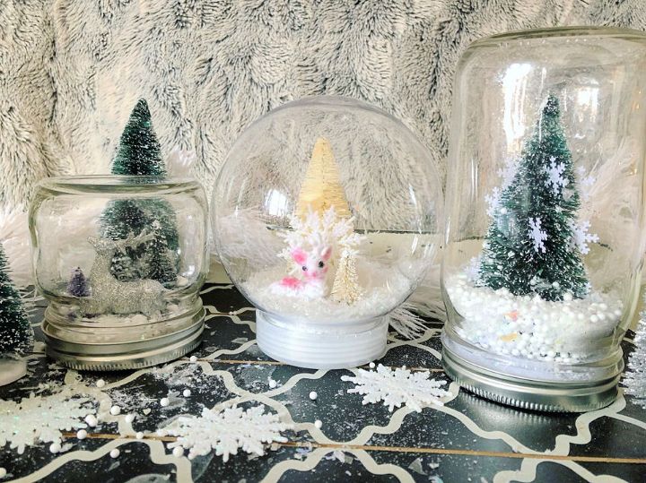 DIY Waterless Snow Globes