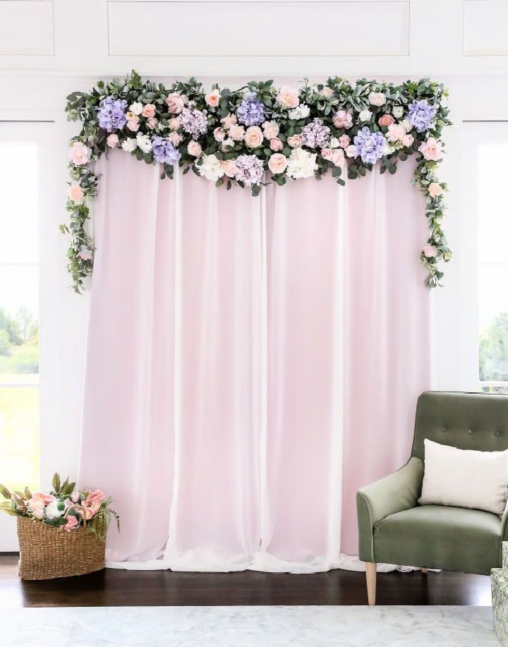 DIY Wedding Shower Backdrop