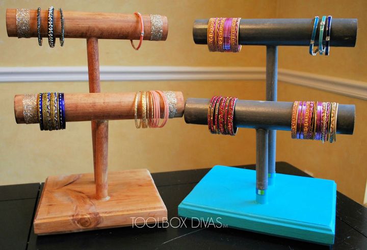 DIY Wooden Bracelet Holders