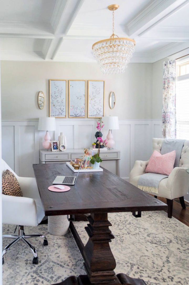 Dining Room Office Reveal