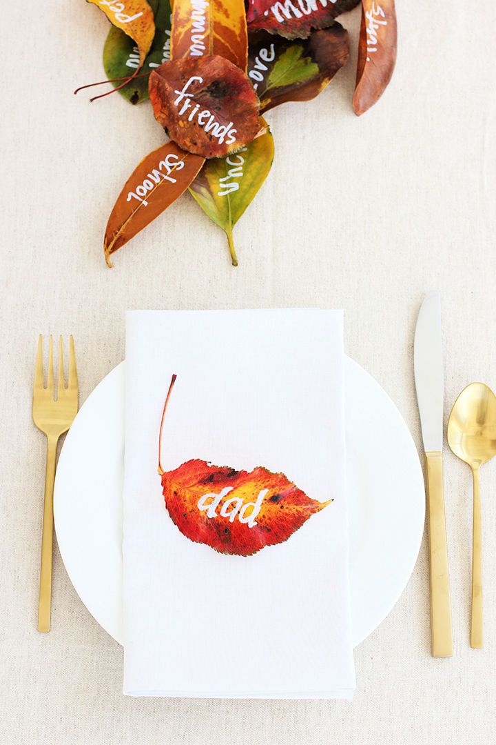 Easiest Thanksgiving Table Decor