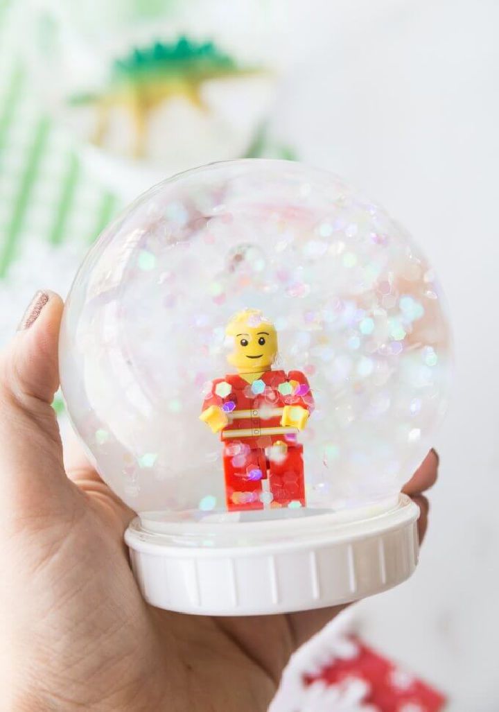 Easy DIY Snow Globe for Preschool