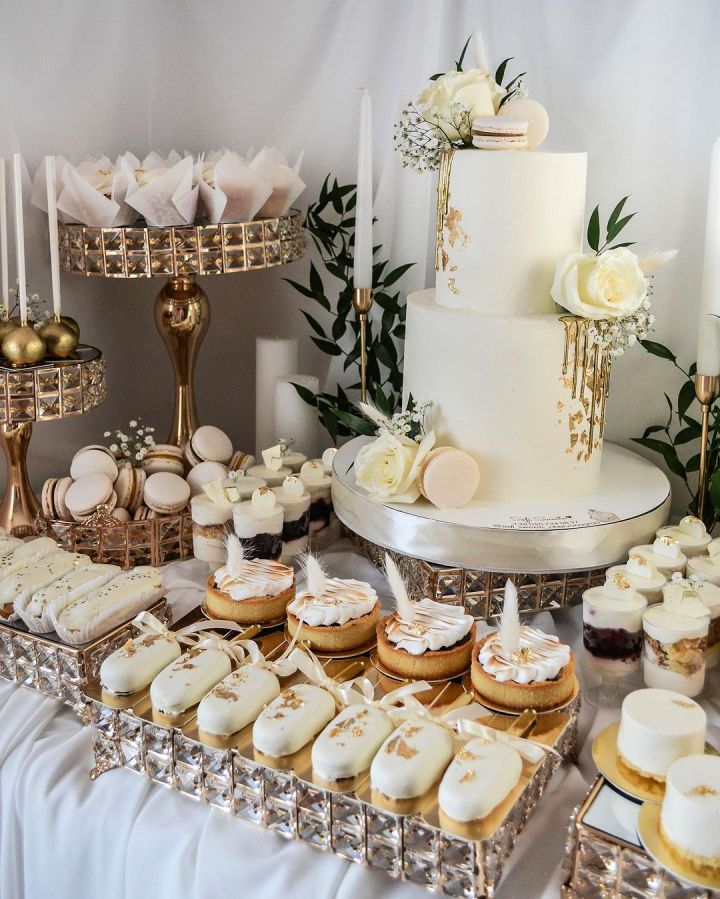 Elegant Wedding Candy Table
