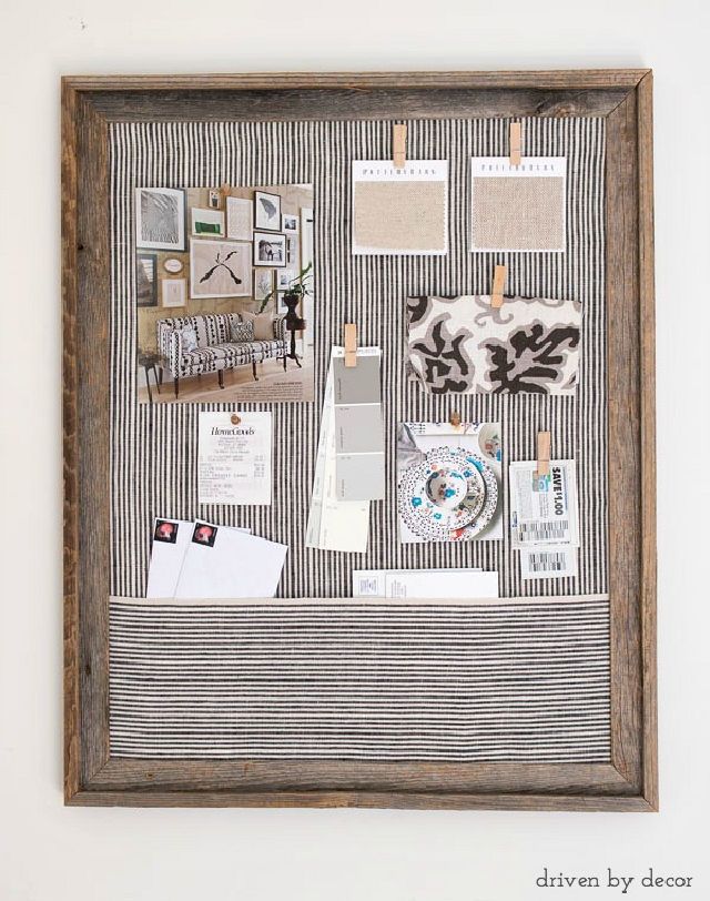 Aesthetic Framed Cork Board