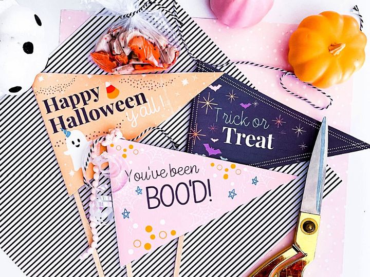 Free DIY Printable Halloween Pennants