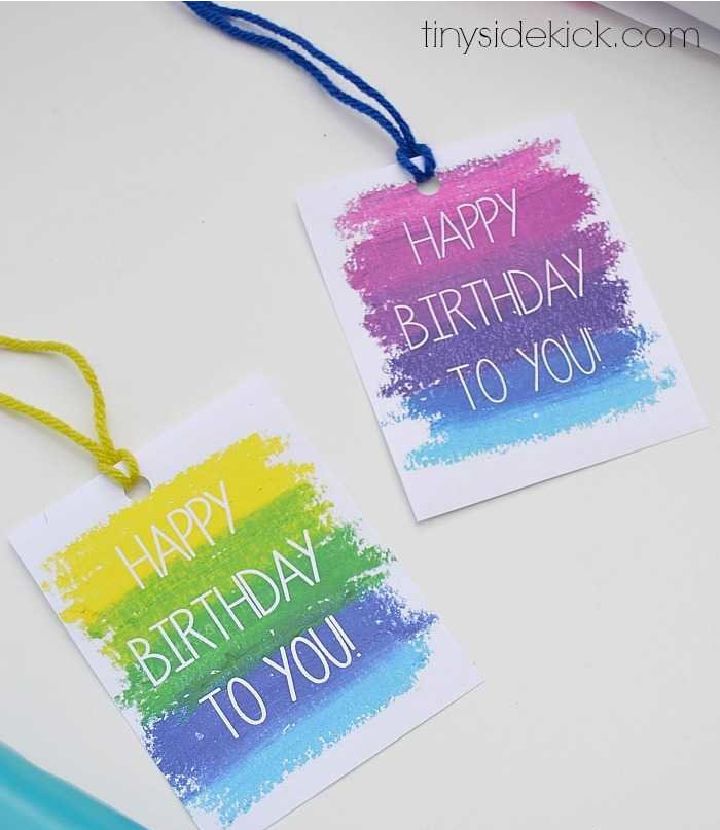 Free Printable Birthday Gift Tags