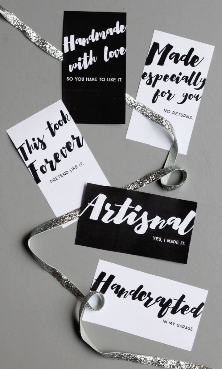 Free Printable Customizable Gift Tags