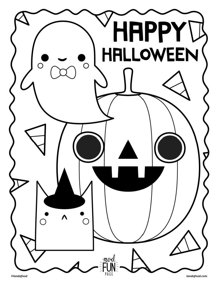 Free Printable Halloween Pictures to Color