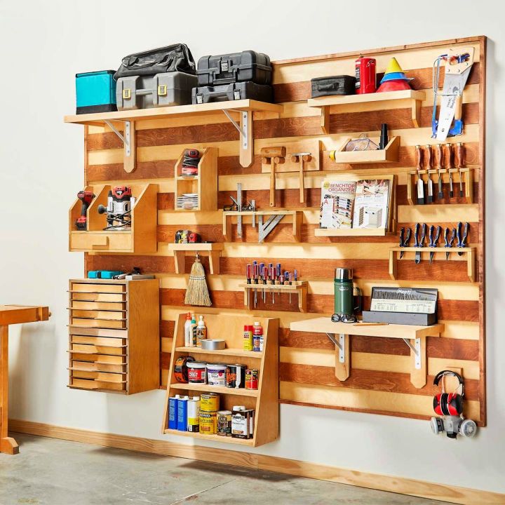 DIY Flat Wall Hanging Office Organizer – Crafty Lumberjacks