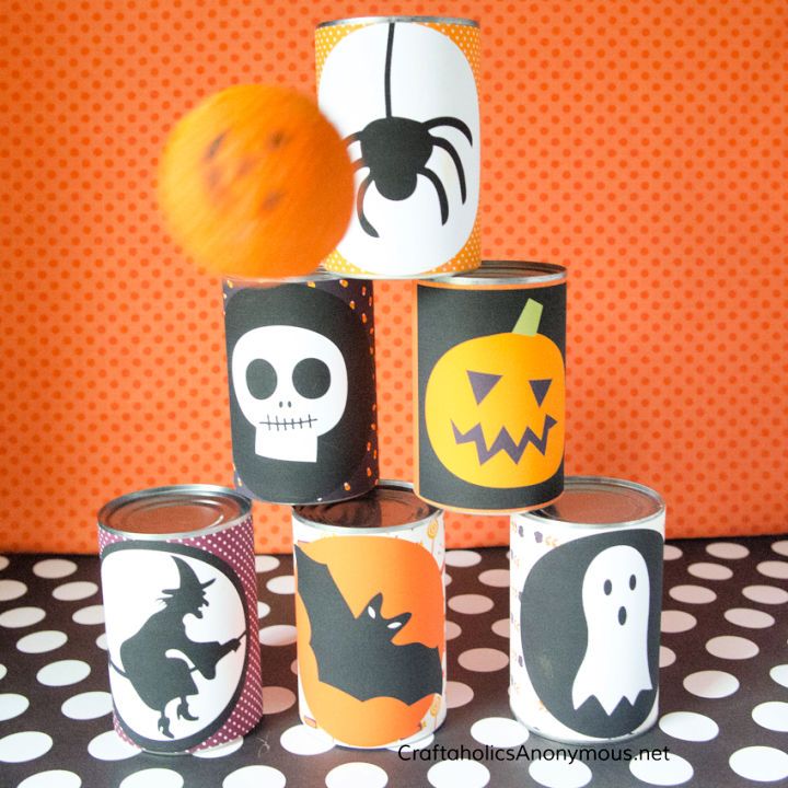 Halloween Bowling Game with Free Printables