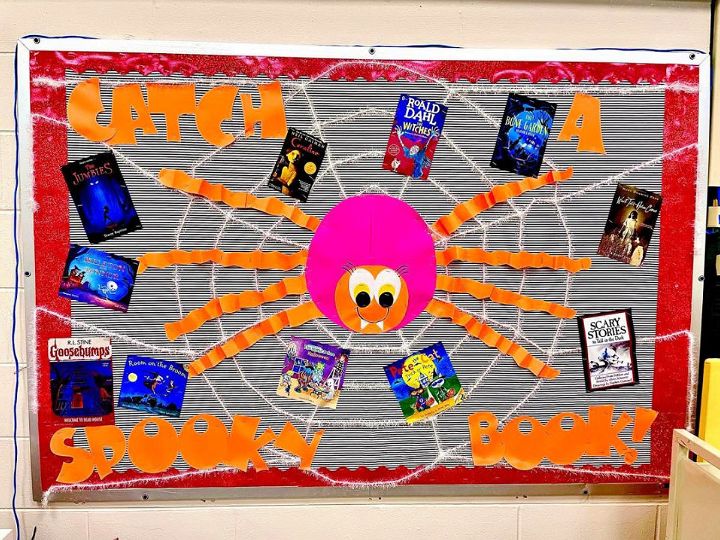 Halloween Library Bulletin Board