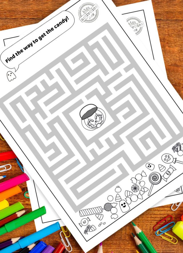 Halloween Maze Printable