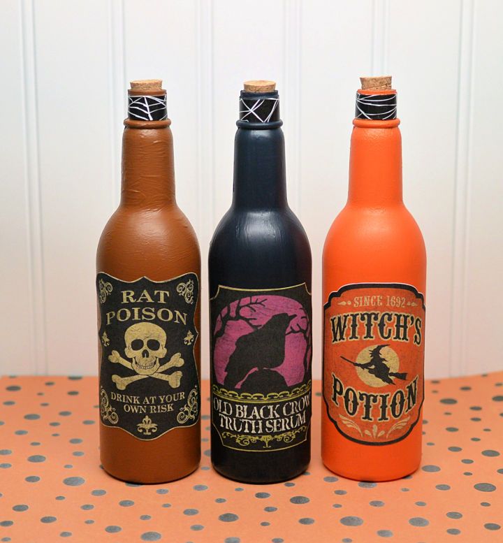 Halloween Potion Bottles Labels 