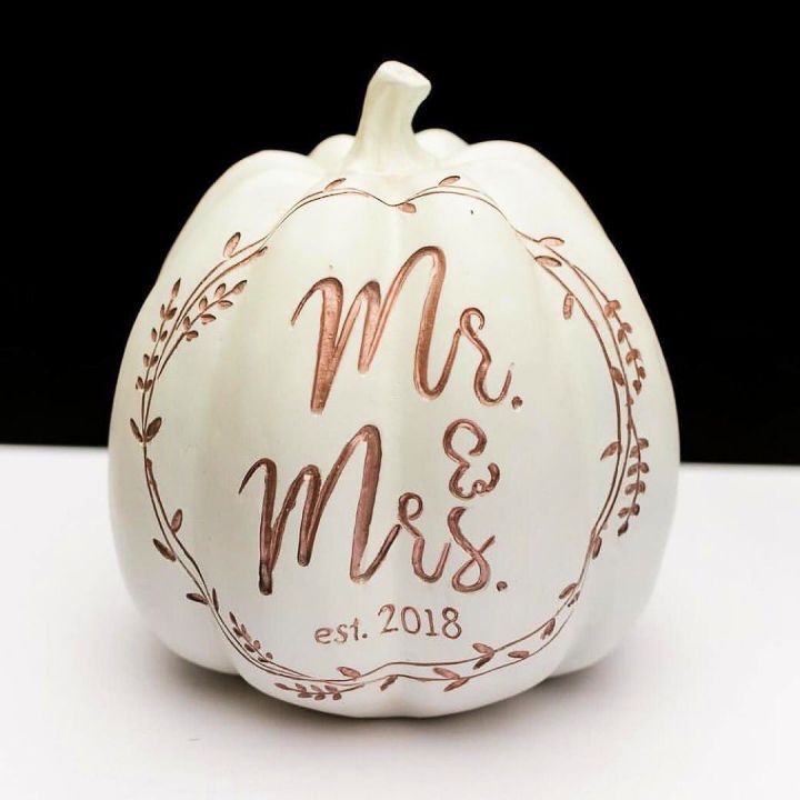 Halloween Wedding Pumpkin