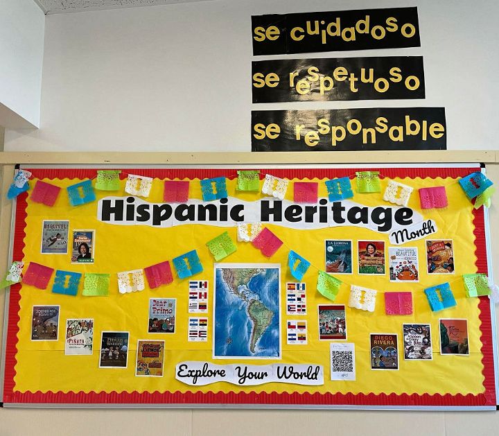 Hispanic Heritage Month Bulletin Board