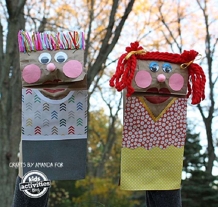 How to Make Paper Bag Puppets