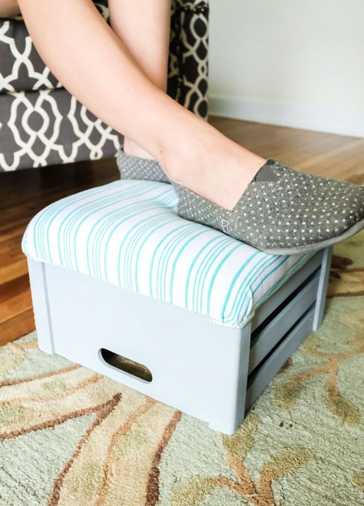 How to Make a Crate Footstool