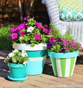 30 Easy Painted Terracotta Pots and Painting Pots Ideas