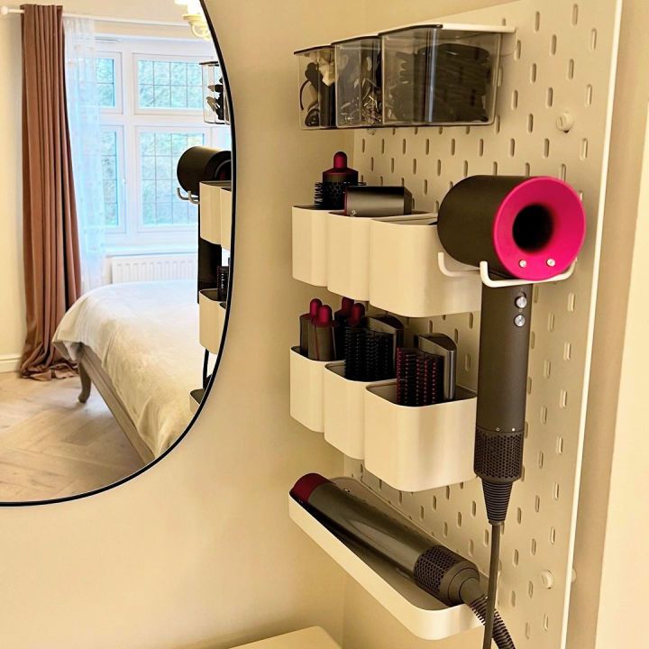 Little Dyson Hair Station Using IKEA Skadis