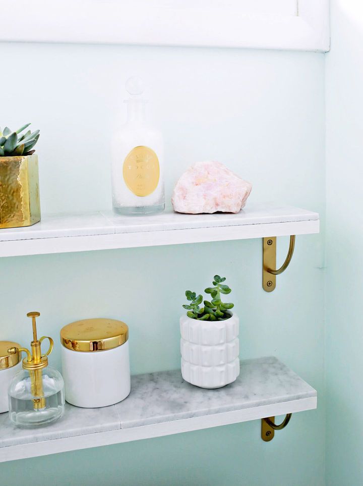 Make Your Own Marble Shelving