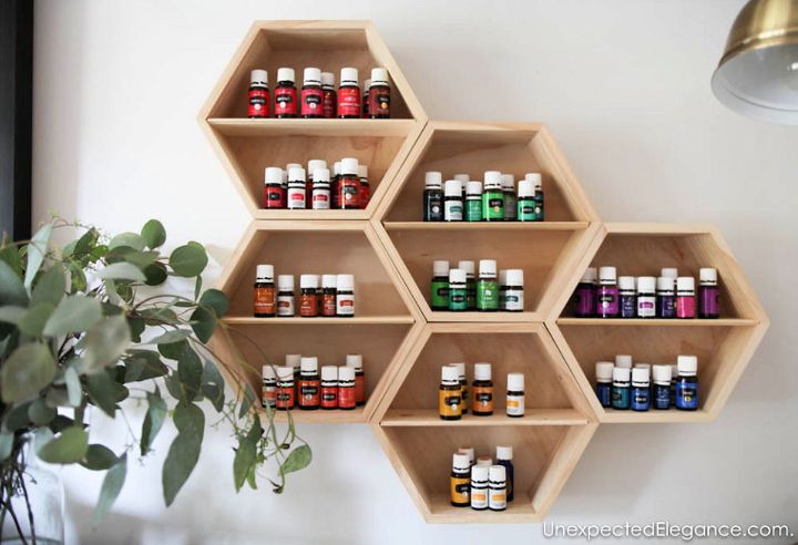 Make an Essential Oil Wall Storage