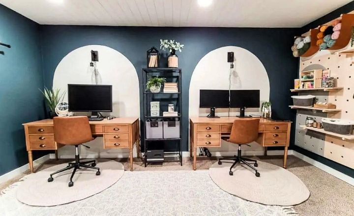 Modern Boho Office Reveal