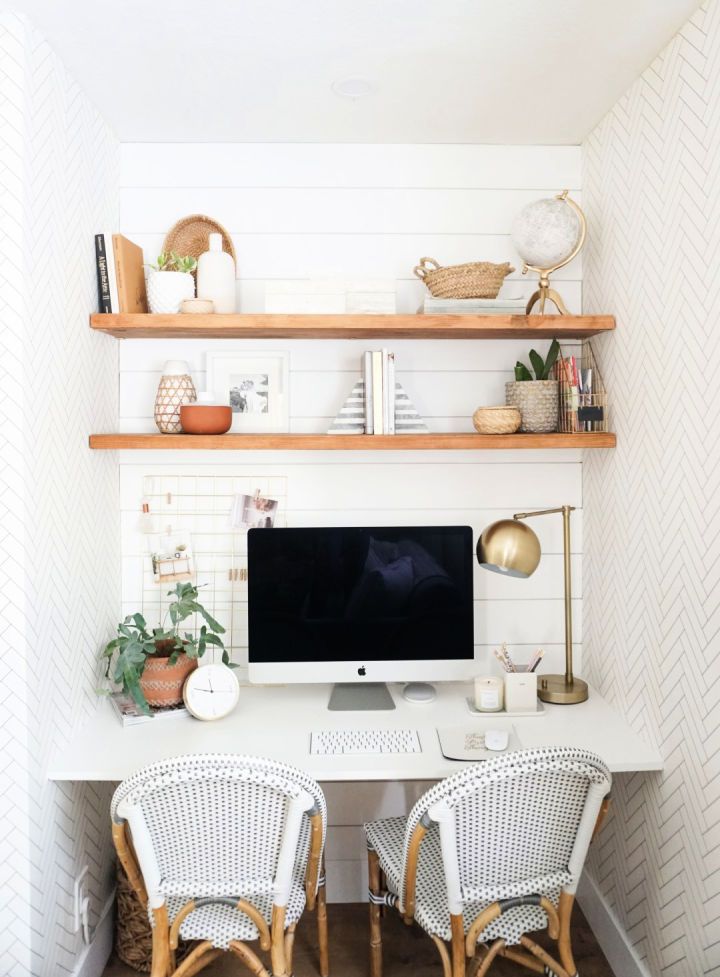 Modern Chic Office Nook Reveal