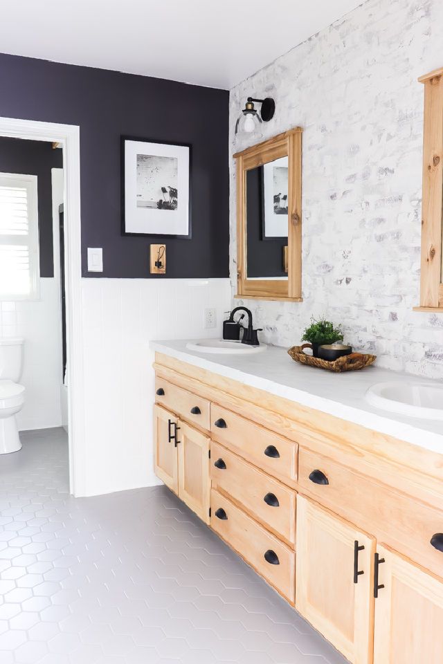 Narrow Master Bathroom Makeover Under 1000