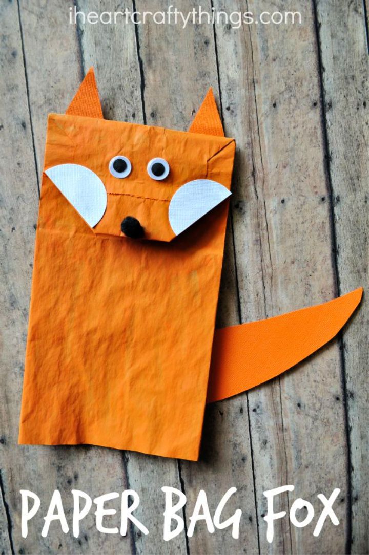 Paper Bag Fox Craft for Kids