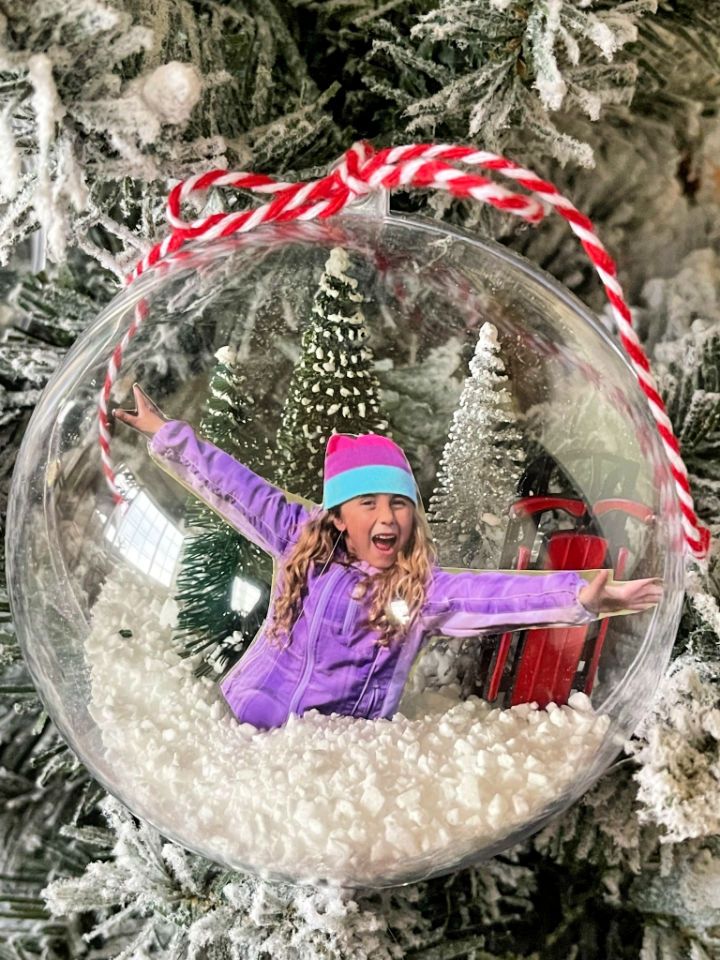 Photo Snow Globe Ornament